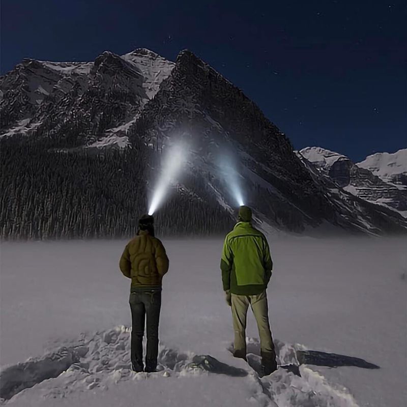 Magnetisk LED-pannlampa USB