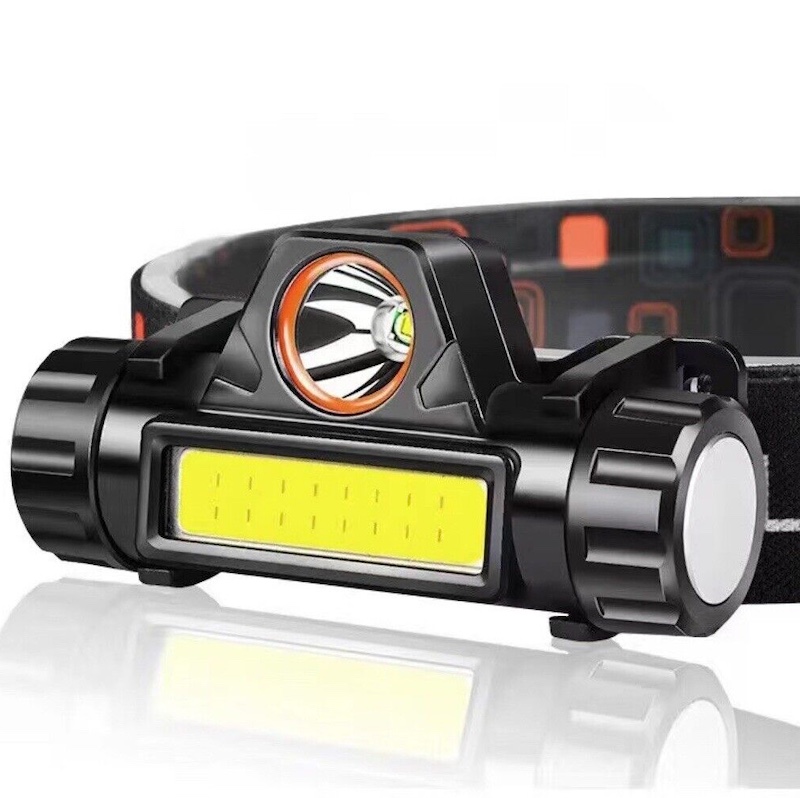 Magnetisk LED-pannlampa USB